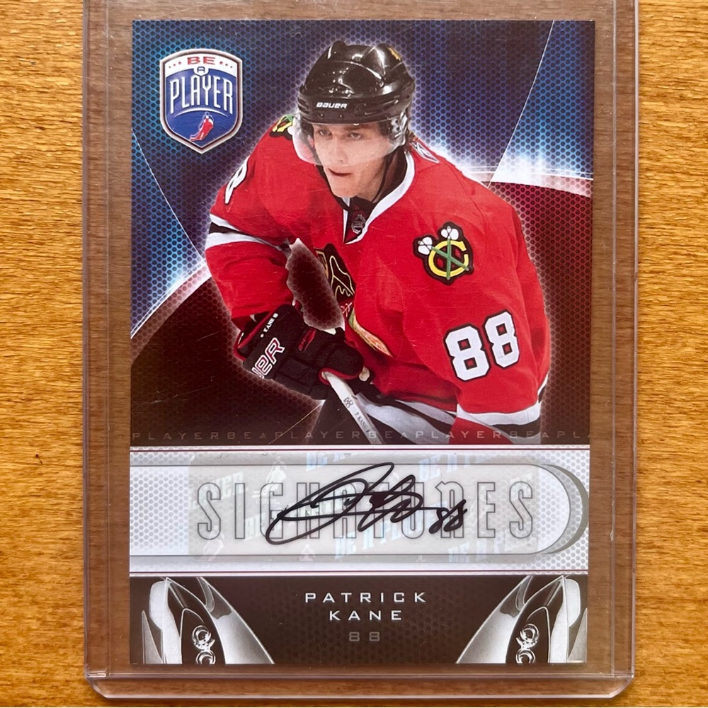 2009-10 Upper Deck Be A Player Patrick Kane Autograph Hockey Card #S-PK